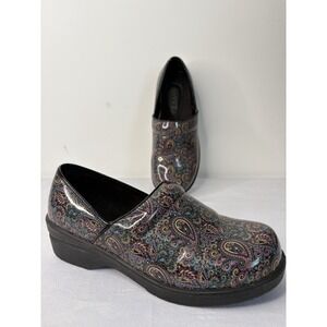 Savvy Nursing Shoes Brandy Paisley Women's Size 8 Black